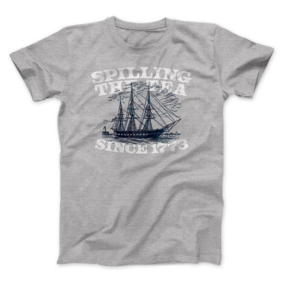 Spilling The Tea Since 1773 Men/Unisex T-Shirt Athletic Heather | Funny Shirt from Famous In Real Life