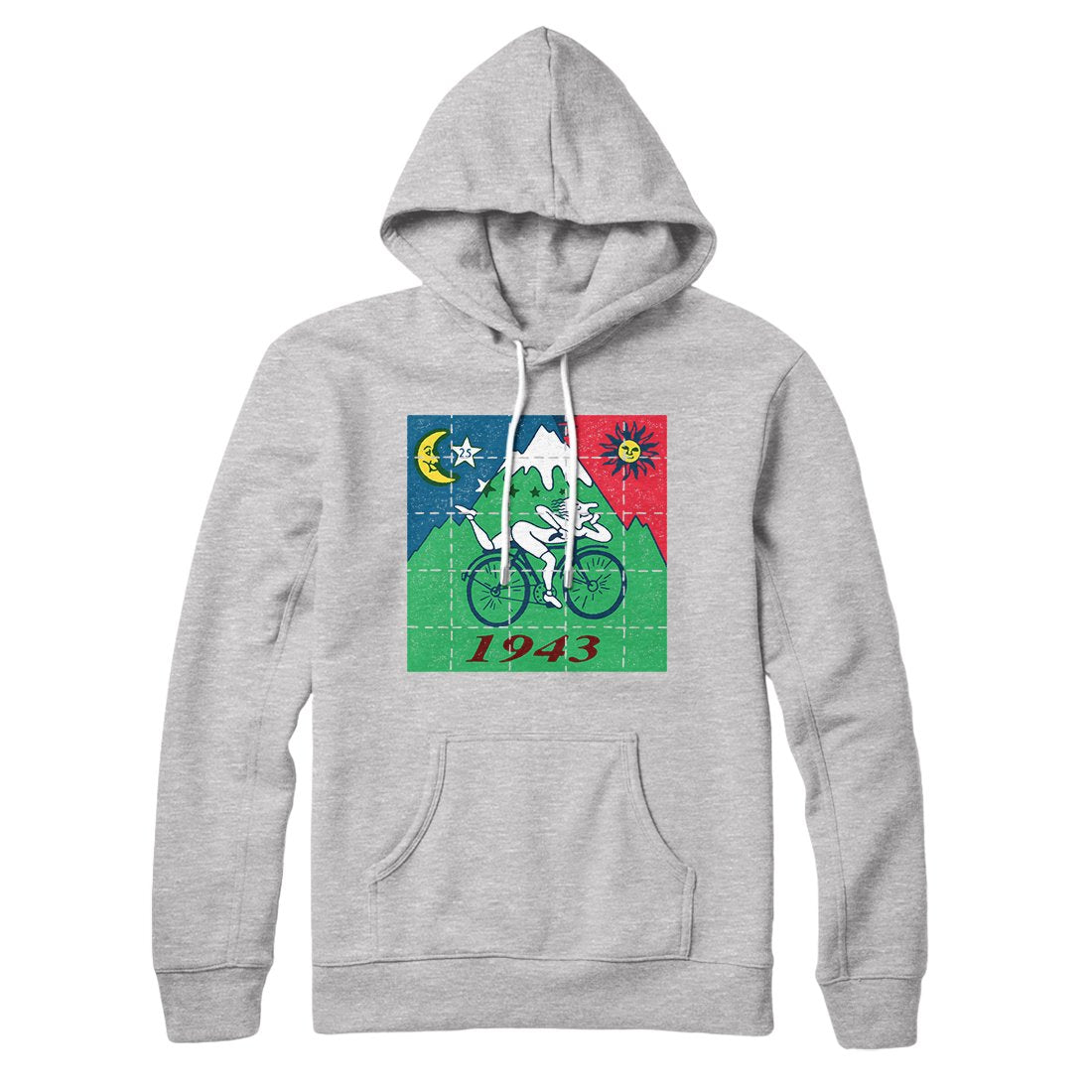 Bicycle Day 1943 Hoodie Athletic Heather | Funny Shirt from Famous In Real Life