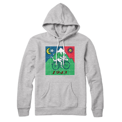 Bicycle Day 1943 Hoodie Athletic Heather | Funny Shirt from Famous In Real Life