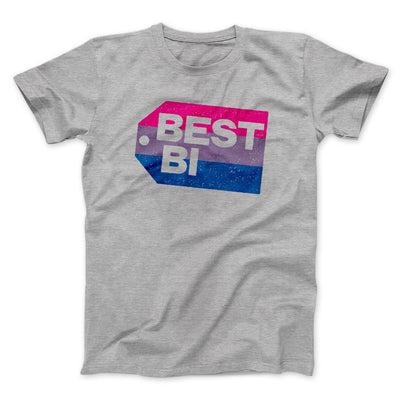 Best Bi Men/Unisex T-Shirt Athletic Heather | Funny Shirt from Famous In Real Life