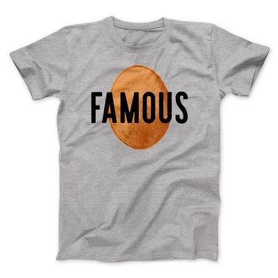 World Record Egg Funny Men/Unisex T-Shirt Athletic Heather | Funny Shirt from Famous In Real Life