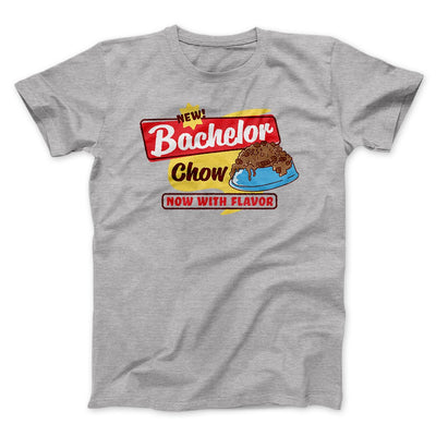 Bachelor Chow Men/Unisex T-Shirt Athletic Heather | Funny Shirt from Famous In Real Life
