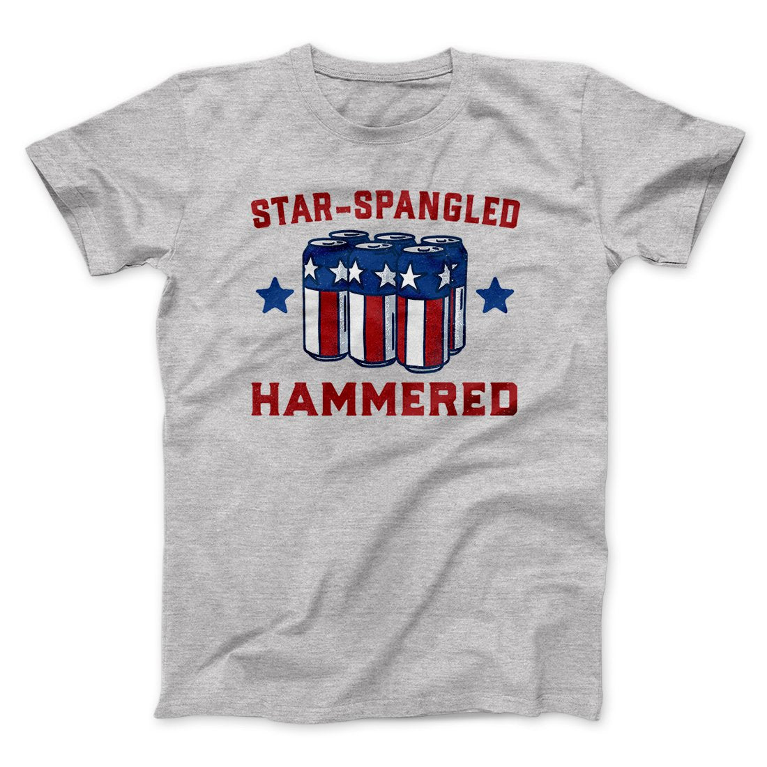 Star Spangled Hammered Men/Unisex T-Shirt | Funny Shirt from Famous In Real Life