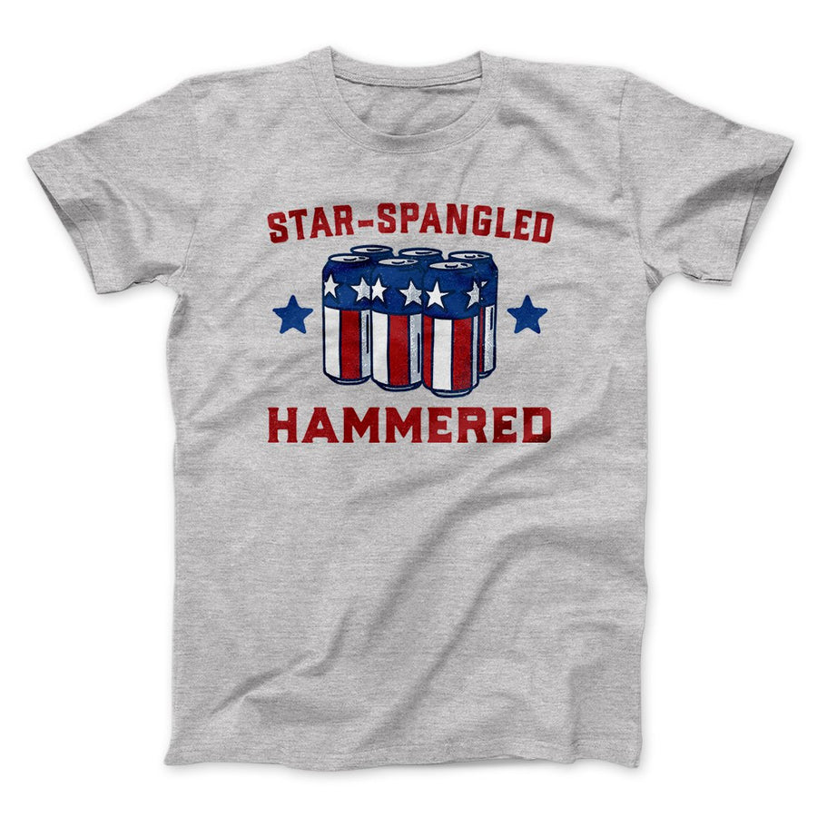 Star Spangled Hammered Men/Unisex T-Shirt | Funny Shirt from Famous In Real Life