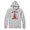 North Swole Hoodie Athletic Heather | Funny Shirt from Famous In Real Life