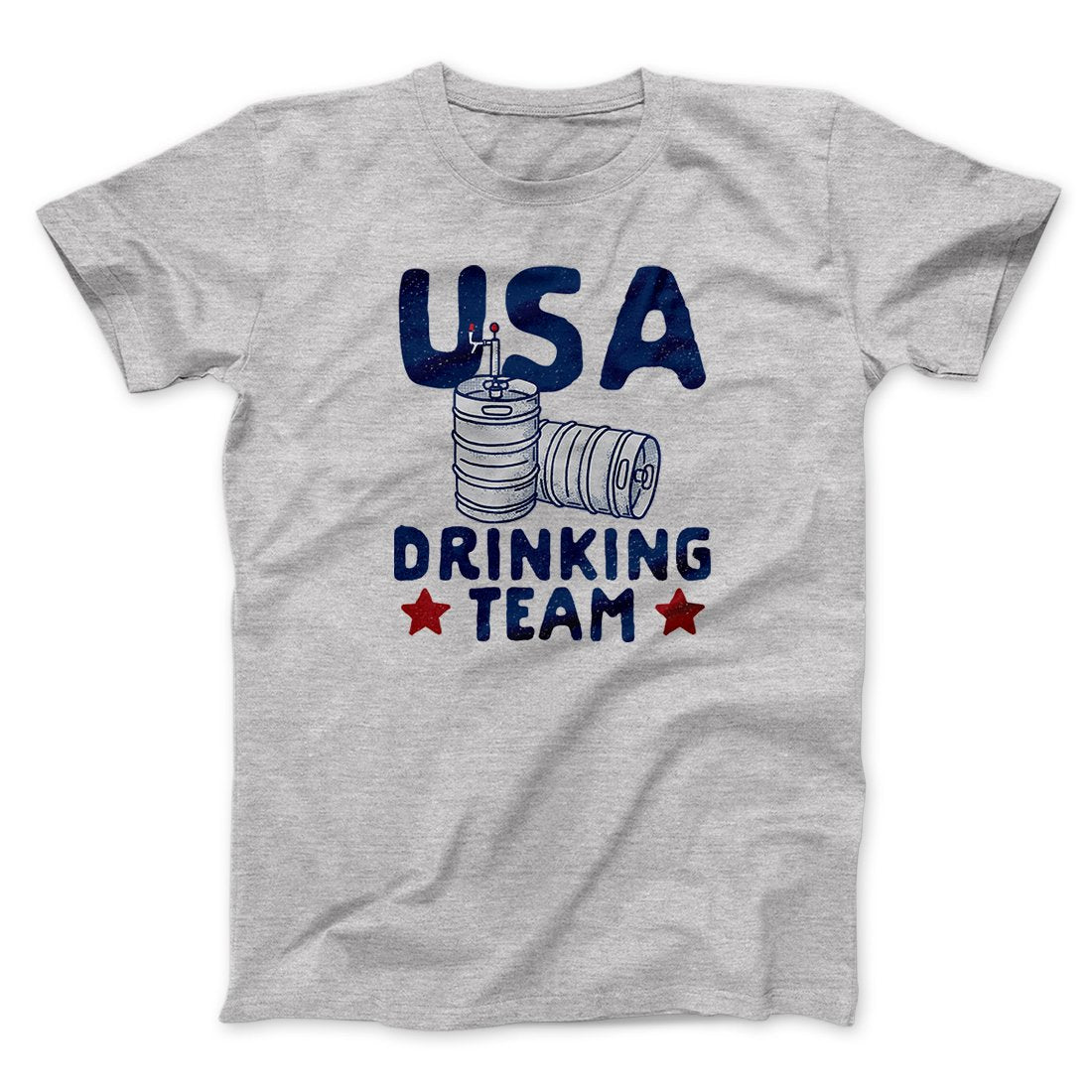 USA Drinking Team Men/Unisex T-Shirt | Funny Shirt from Famous In Real Life