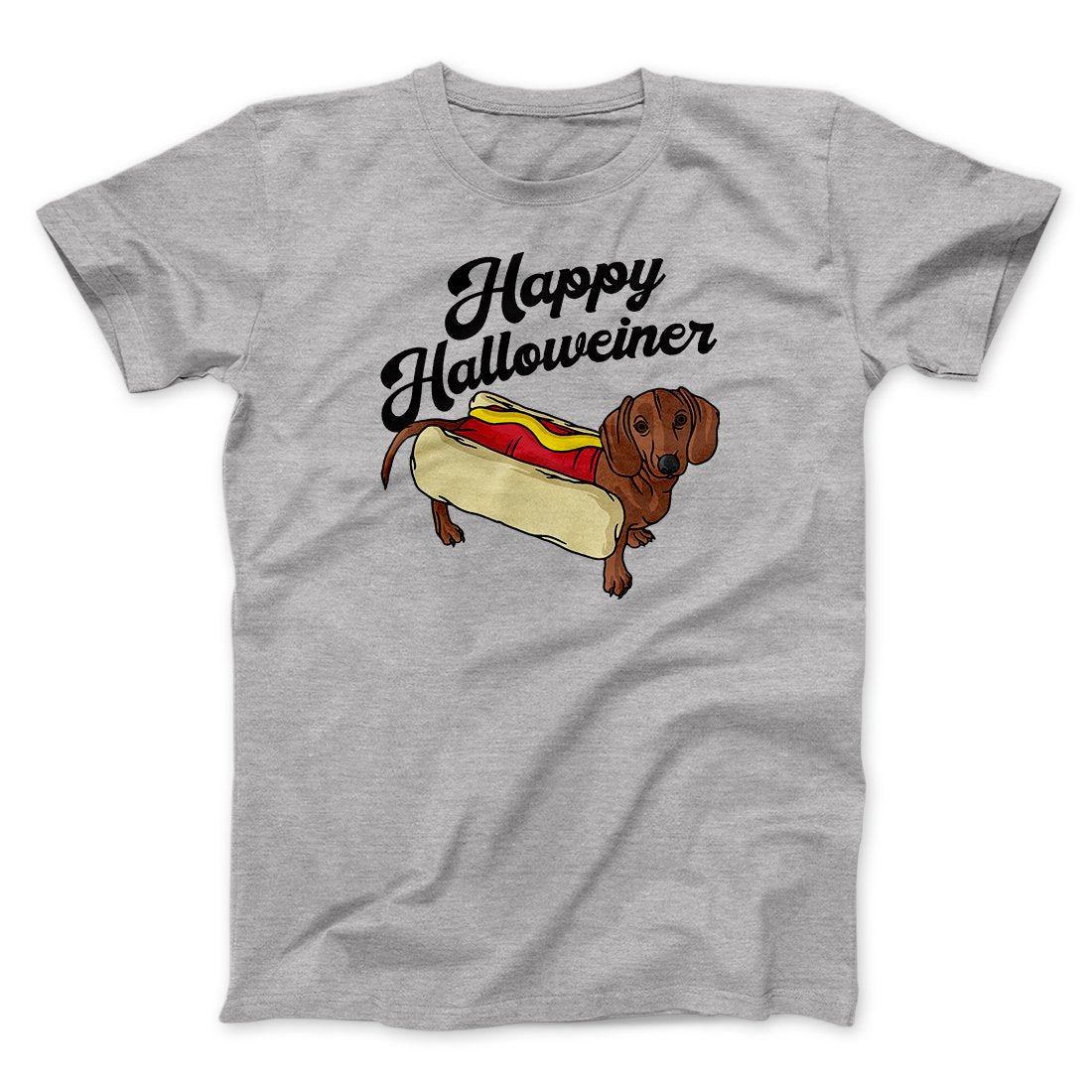 Happy Hallowiener Men/Unisex T-Shirt | Funny Shirt from Famous In Real Life