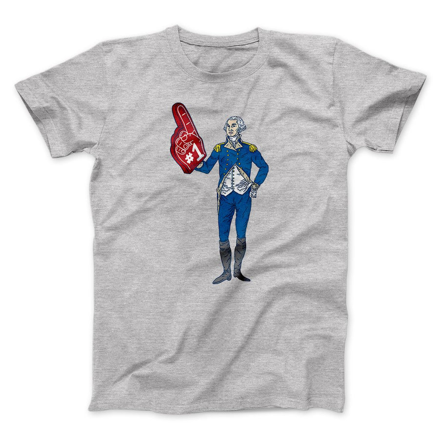 George Washington #1 Men/Unisex T-Shirt Athletic Heather | Funny Shirt from Famous In Real Life