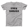 Free Shrugs Funny Men/Unisex T-Shirt Athletic Heather | Funny Shirt from Famous In Real Life