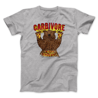Carbivore Funny Men/Unisex T-Shirt Athletic Heather | Funny Shirt from Famous In Real Life