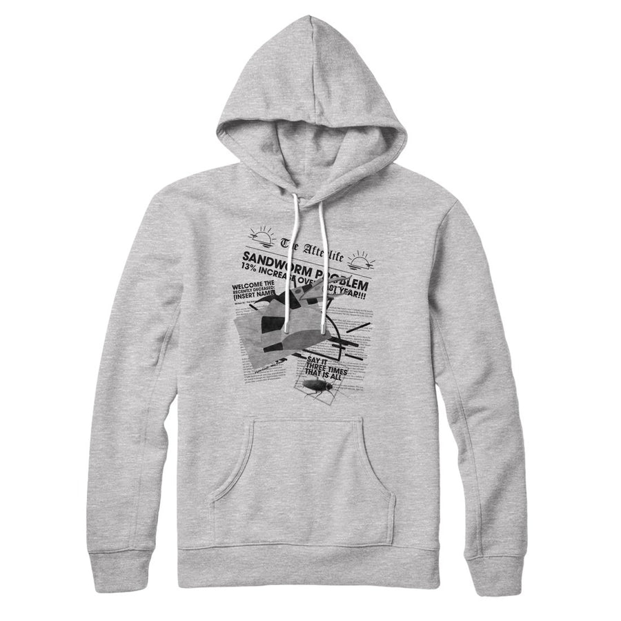 Sandworm Problem Increases Hoodie Athletic Heather | Funny Shirt from Famous In Real Life