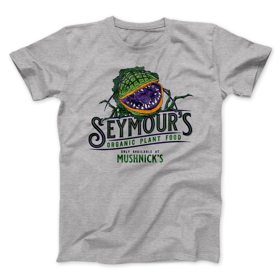 Seymour's Plant Food Funny Movie Men/Unisex T-Shirt Athletic Heather | Funny Shirt from Famous In Real Life