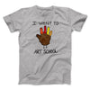 I Went To Art School Funny Thanksgiving Men/Unisex T-Shirt Athletic Heather | Funny Shirt from Famous In Real Life