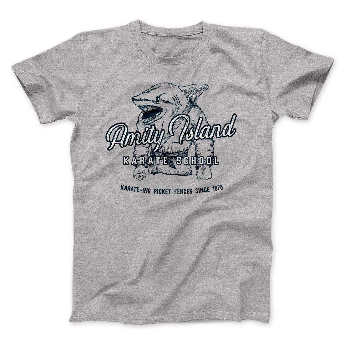Amity Island Karate School Funny Movie Men/Unisex T-Shirt | Funny Shirt from Famous In Real Life