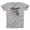 Thing's Driving Range Funny Movie Men/Unisex T-Shirt Athletic Heather | Funny Shirt from Famous In Real Life