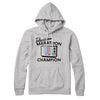 Television Marathon Champion Hoodie Athletic Heather | Funny Shirt from Famous In Real Life