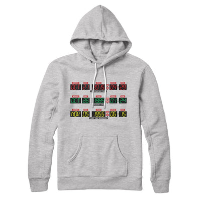 Time Machine Dashboard Hoodie Athletic Heather | Funny Shirt from Famous In Real Life