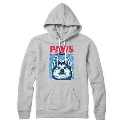 PAWS Dog Hoodie Athletic Heather | Funny Shirt from Famous In Real Life