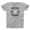 Here for the Boos Men/Unisex T-Shirt Athletic Heather | Funny Shirt from Famous In Real Life