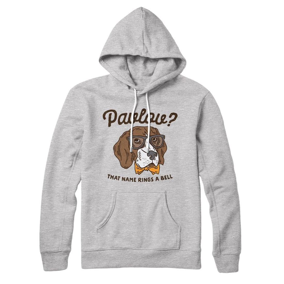 Pavlov's Dog Hoodie Athletic Heather | Funny Shirt from Famous In Real Life