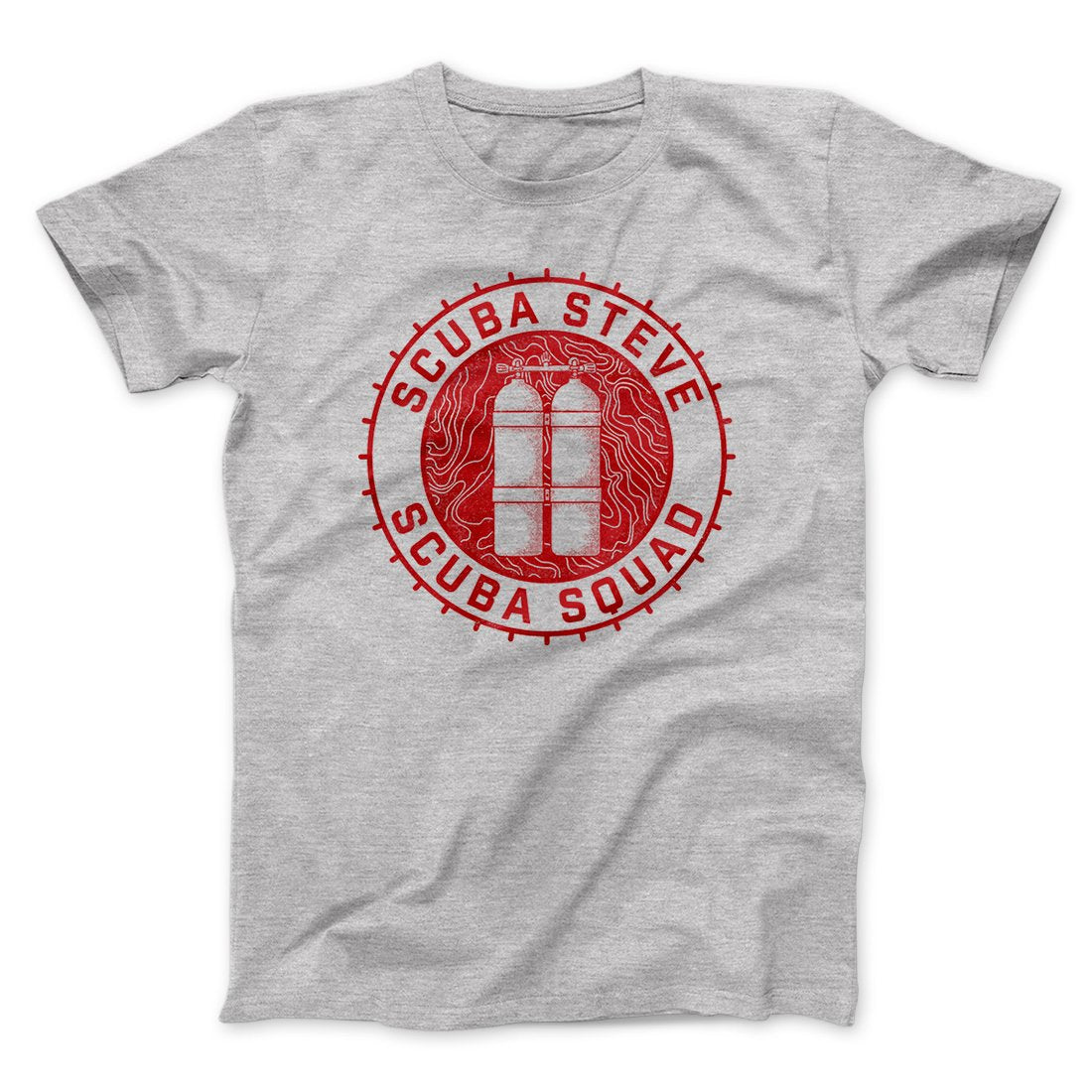 Scuba Steve Scuba Squad Funny Movie Men/Unisex T-Shirt Athletic Heather | Funny Shirt from Famous In Real Life