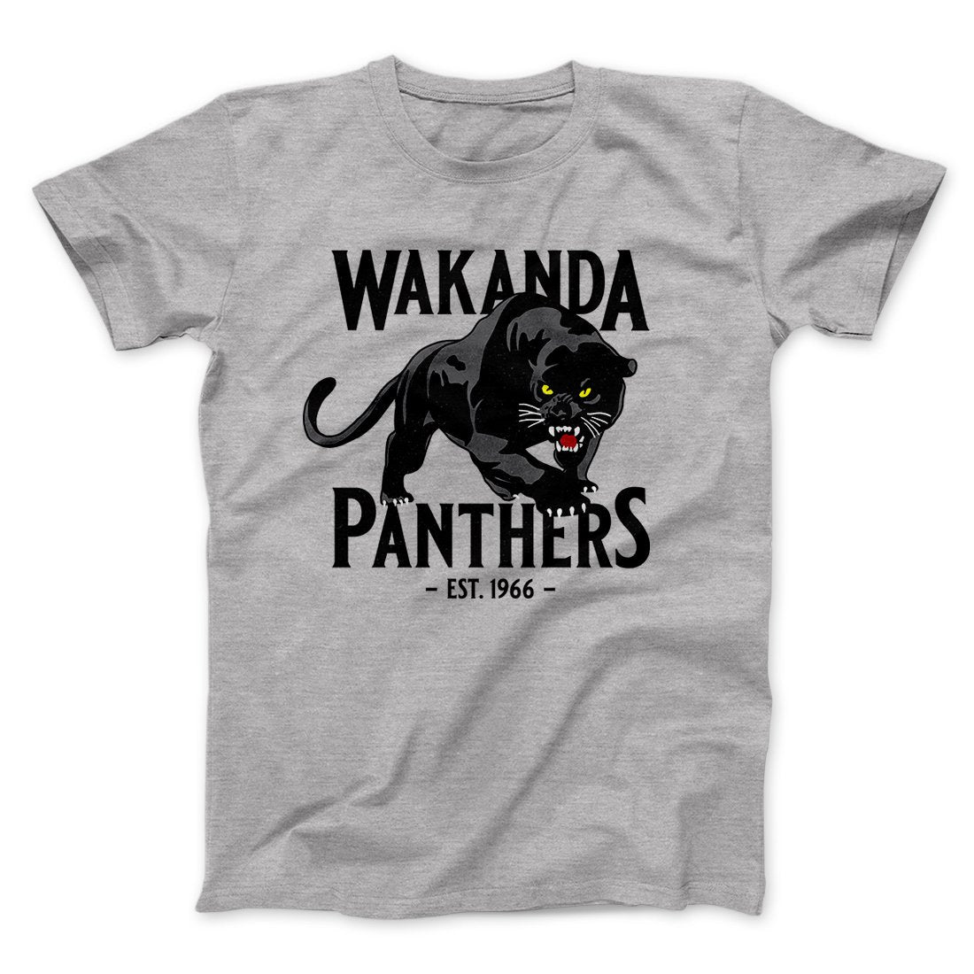 Wakanda Panthers Funny Movie Men/Unisex T-Shirt | Funny Shirt from Famous In Real Life