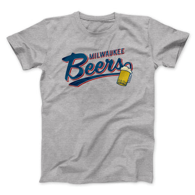 Milwaukee Beers Funny Movie Men/Unisex T-Shirt Athletic Heather | Funny Shirt from Famous In Real Life