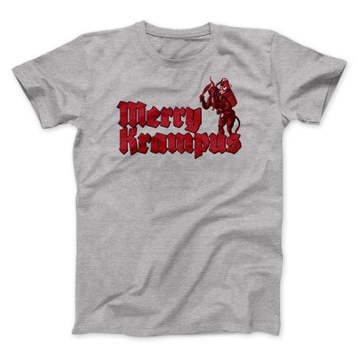 Merry Krampus Men/Unisex T-Shirt Athletic Heather | Funny Shirt from Famous In Real Life