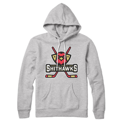 Sunnyvale Shithawks Hoodie Athletic Heather | Funny Shirt from Famous In Real Life