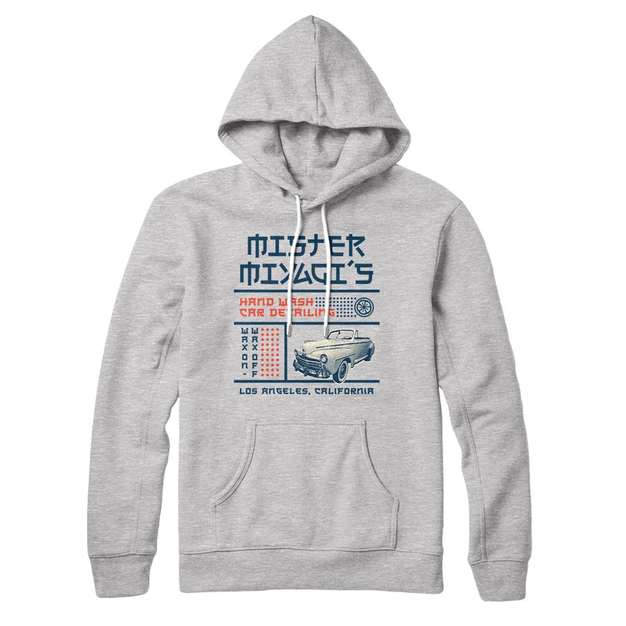 Mr. Miyagi's Car Detailing Hoodie | Funny Shirt from Famous In Real Life