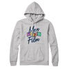 Men on Film Hoodie Athletic Heather | Funny Shirt from Famous In Real Life