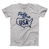 Party in the USA Men/Unisex T-Shirt Athletic Heather | Funny Shirt from Famous In Real Life