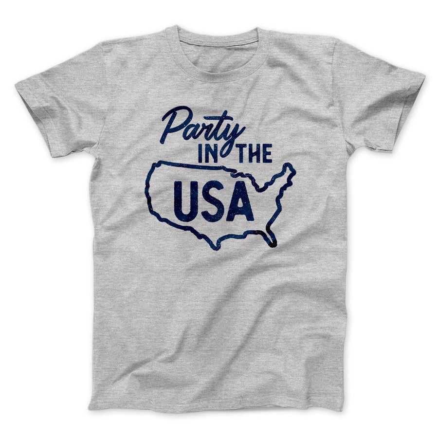 Party in the USA Men/Unisex T-Shirt | Funny Shirt from Famous In Real Life