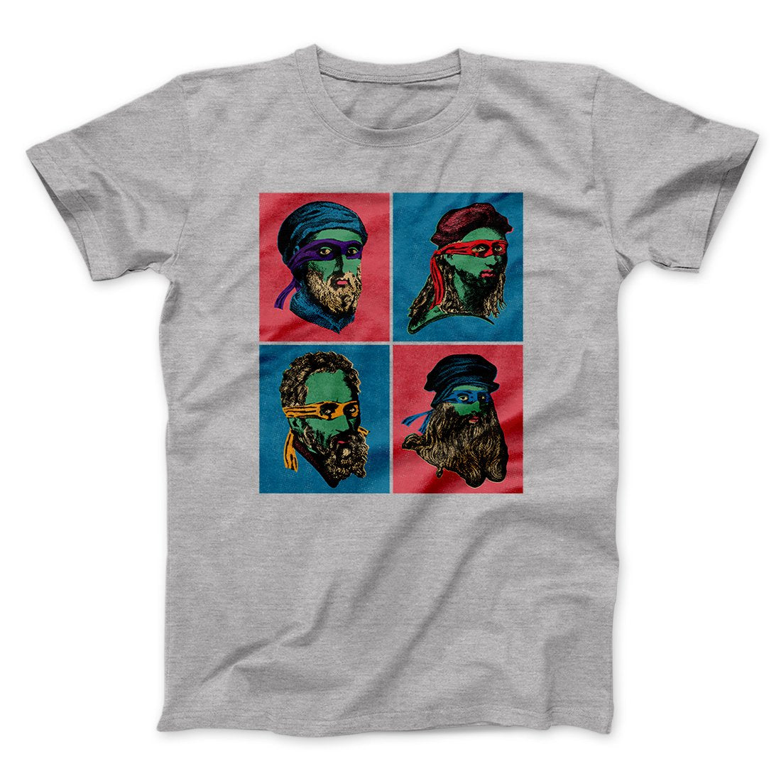 Teenage Mutant Ninja Artists Funny Movie Men/Unisex T-Shirt | Funny Shirt from Famous In Real Life