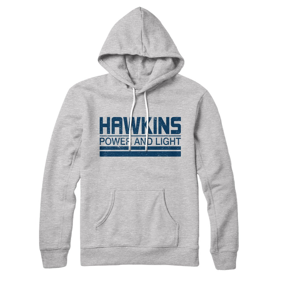 Hawkins Power and Light Hoodie | Funny Shirt from Famous In Real Life
