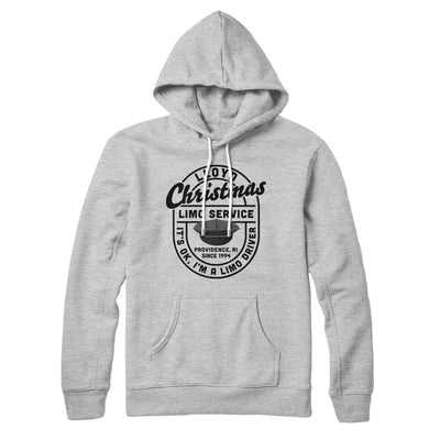 Lloyd Christmas Limo Service Hoodie Athletic Heather | Funny Shirt from Famous In Real Life