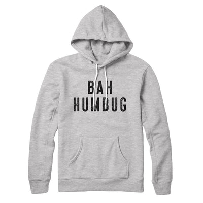 Bah Humbug Hoodie Athletic Heather | Funny Shirt from Famous In Real Life