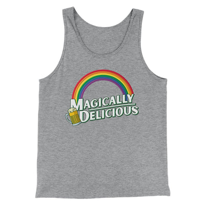 Magically Delicious Men/Unisex Tank Top Grey TriBlend | Funny Shirt from Famous In Real Life