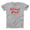 Wanna Play? Funny Movie Men/Unisex T-Shirt Athletic Heather | Funny Shirt from Famous In Real Life