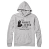The Rabbit in Red Lounge Hoodie Athletic Heather | Funny Shirt from Famous In Real Life