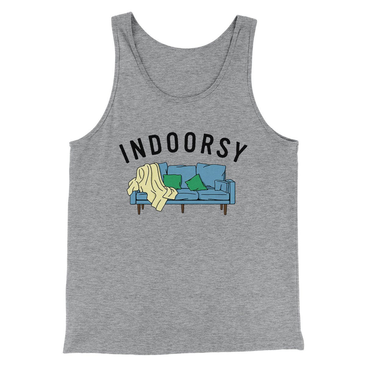 Indoorsy Men/Unisex Tank Top | Funny Shirt from Famous In Real Life