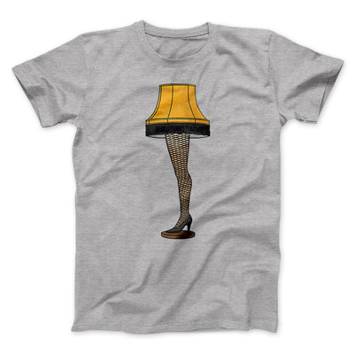 Leg Lamp Funny Movie Men/Unisex T-Shirt Athletic Heather | Funny Shirt from Famous In Real Life