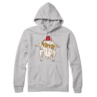 Monica Turkey Head Hoodie Athletic Heather | Funny Shirt from Famous In Real Life
