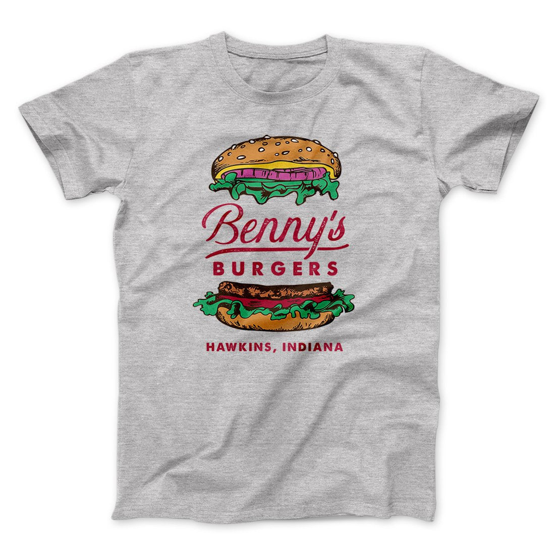 Benny's Burgers Men/Unisex T-Shirt | Funny Shirt from Famous In Real Life
