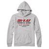 Oh-Kay Plumbing & Heating Hoodie Athletic Heather | Funny Shirt from Famous In Real Life