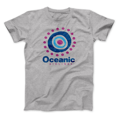 Oceanic Airlines Men/Unisex T-Shirt Athletic Heather | Funny Shirt from Famous In Real Life