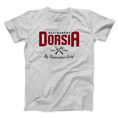 Restaurant Dorsia Funny Movie Men/Unisex T-Shirt Athletic Heather | Funny Shirt from Famous In Real Life