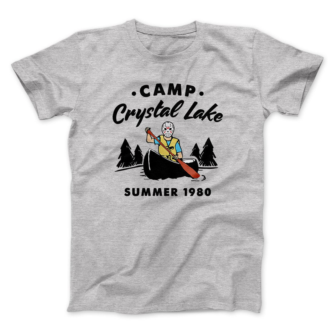 Camp Crystal Lake Funny Movie Men/Unisex T-Shirt | Funny Shirt from Famous In Real Life