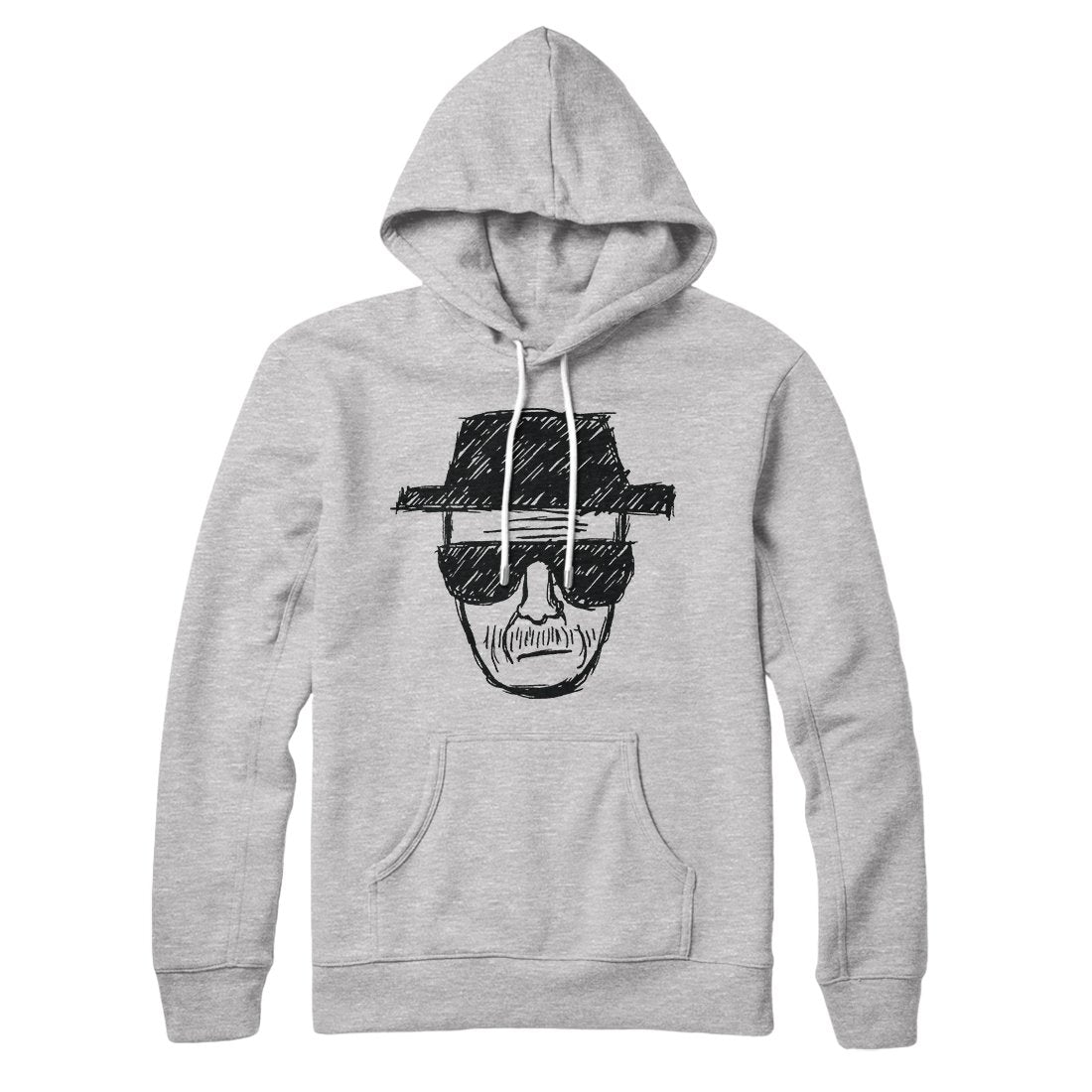 Heisenberg Hoodie Athletic Heather | Funny Shirt from Famous In Real Life