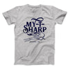 My-T-Sharp Barbershop Men/Unisex T-Shirt Athletic Heather | Funny Shirt from Famous In Real Life